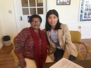 Ruth Chavis and Jingtong Dou