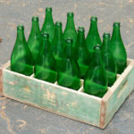 Shivar Springs crate and bottles